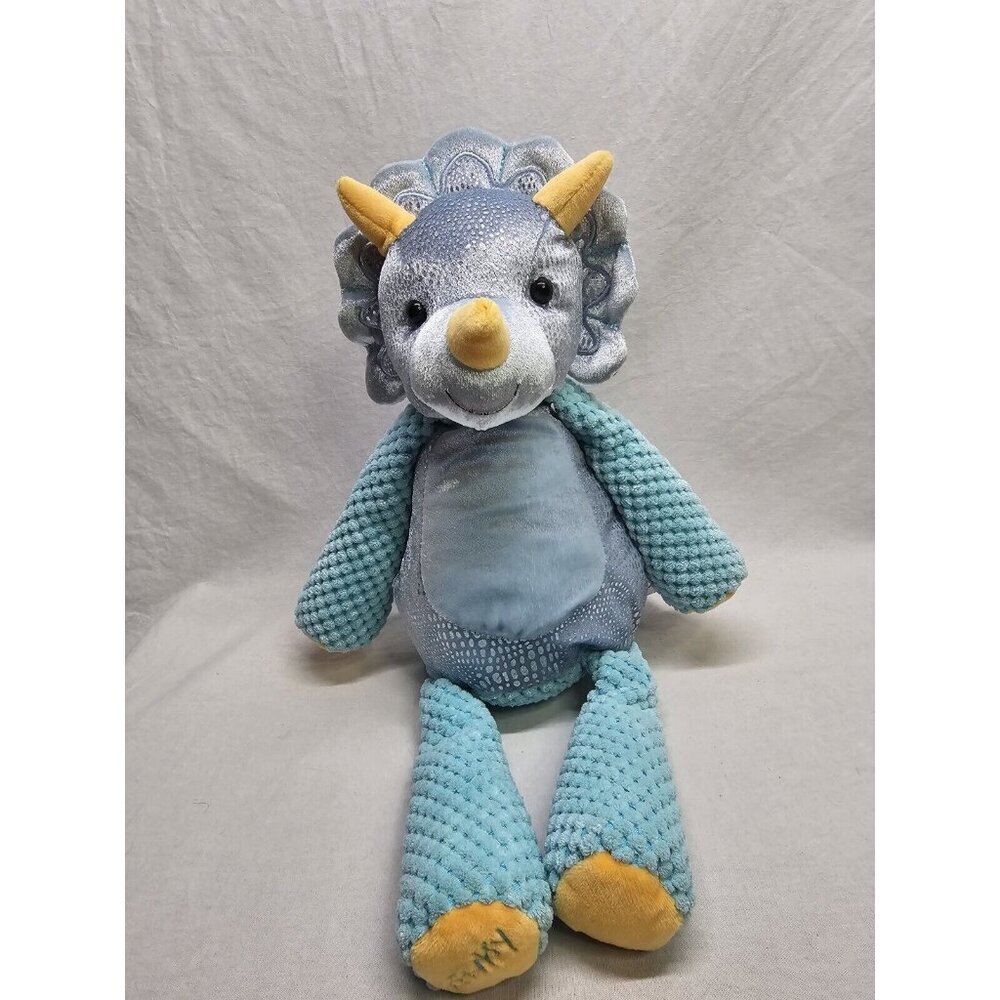 Scentsy Buddy Terra Triceratops Blue Dinosaur Plush 16”- No Scent Pac